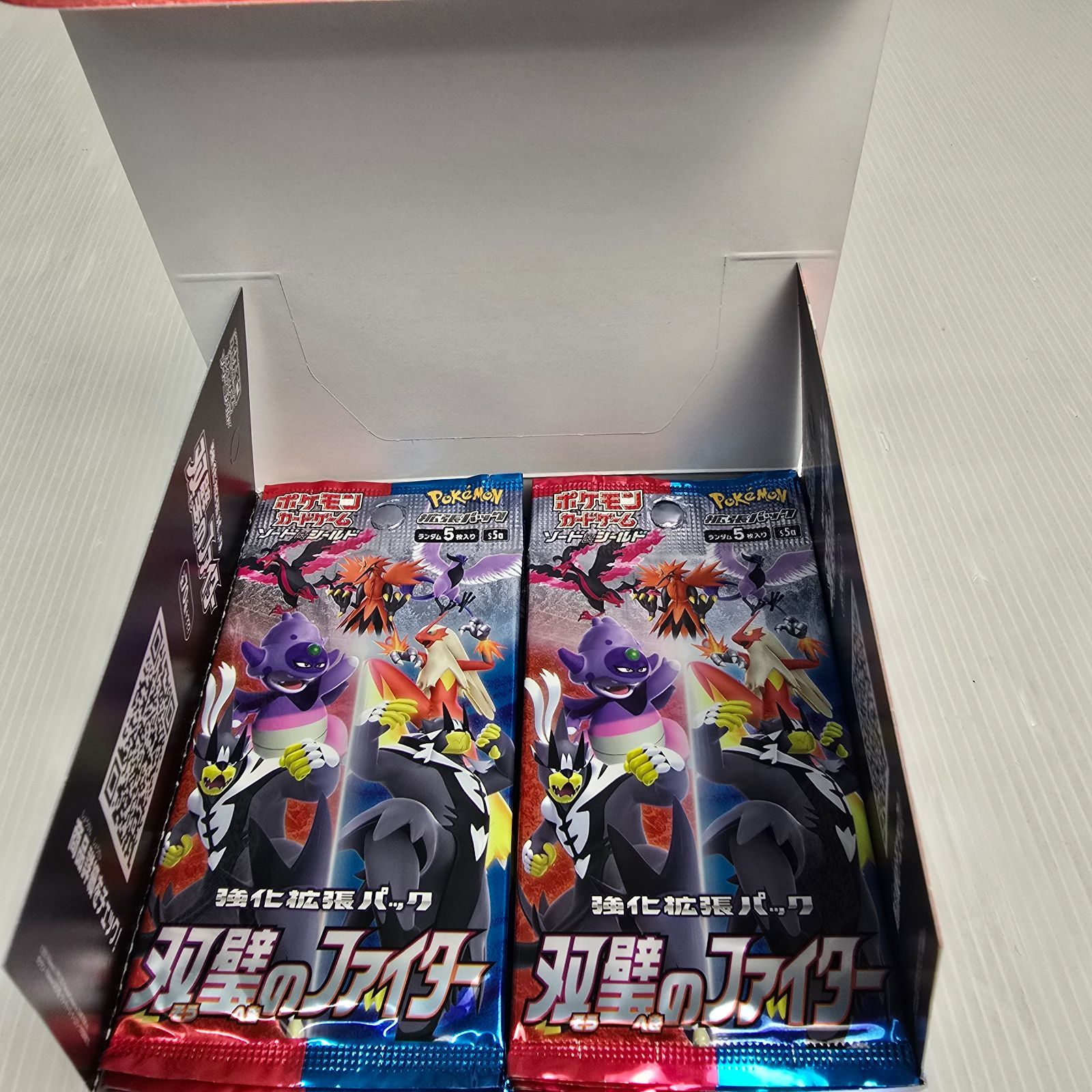 ポケモンカードゲーム 双璧のファイター 1BOX分 30パック 30P - メルカリ