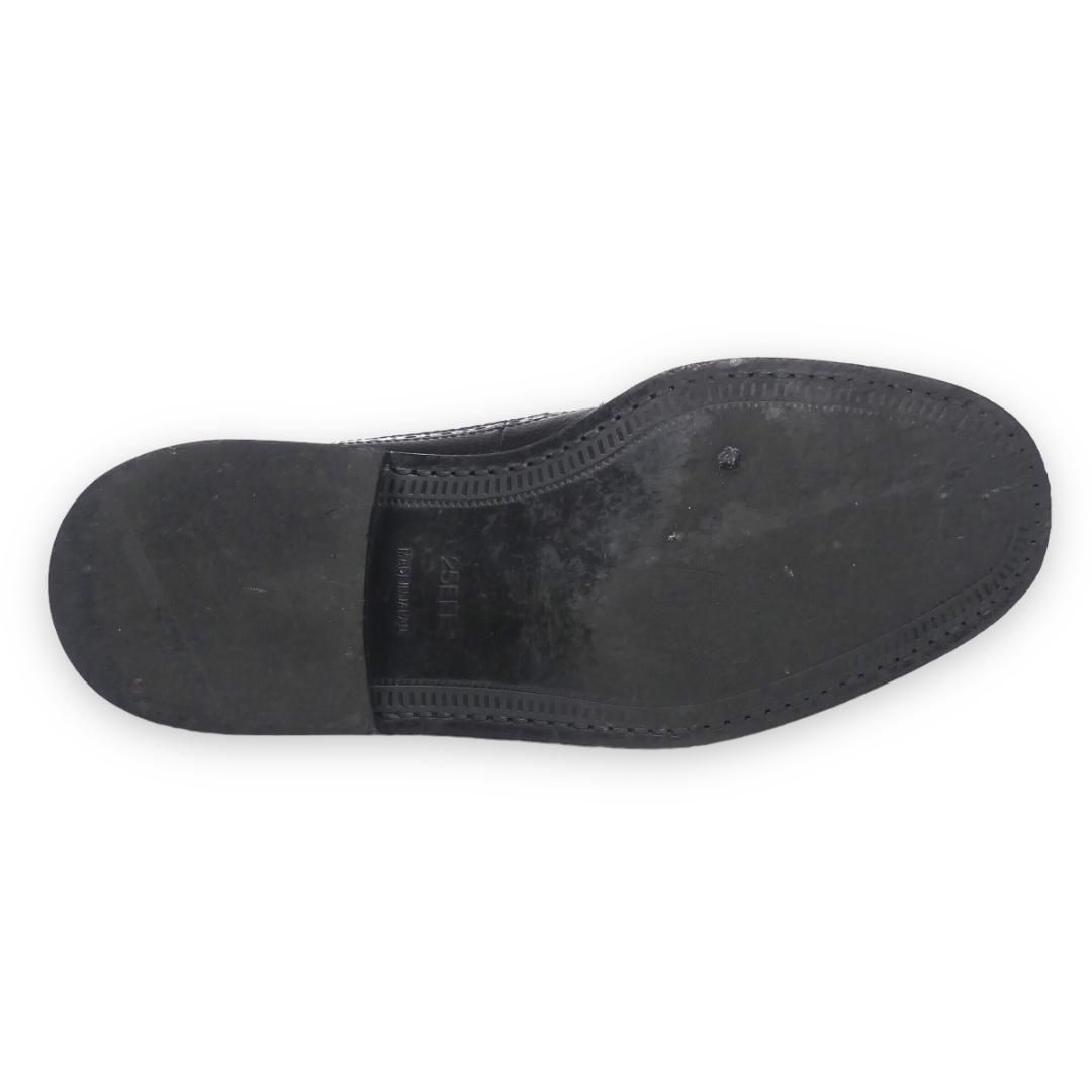 日本製 シューズ ゲイズ 25 本革 レザー メンズ ウィングチップHH8640 即決 日本製 GAZE 25cm レザーレースアップシューズ ゲイズ メンズ 黒