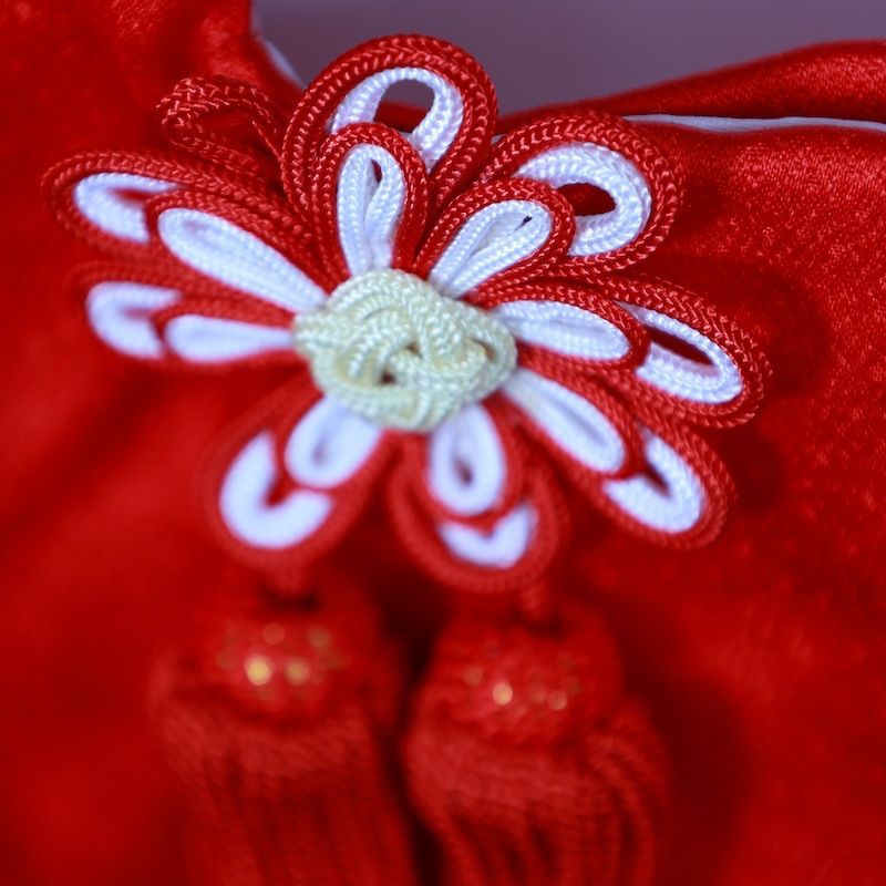 被布コート 赤 グリーン 黄 ブルー 七五三 ３歳 TT2