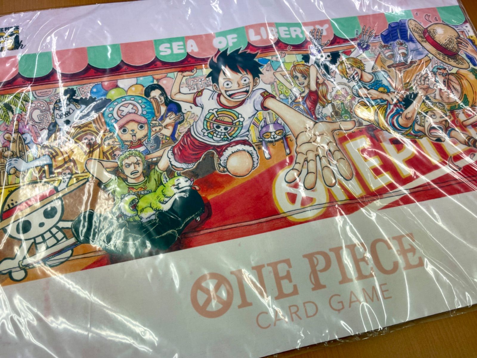 未使用25周年エディション ラバー製プレイマット  ONE PIECE