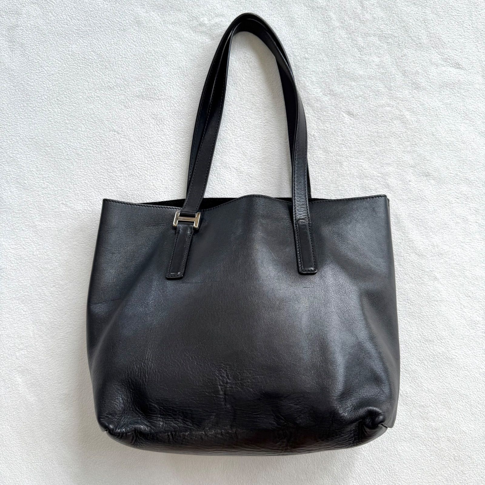 楽天市場】美品 HIROFU ヒロフ Hロゴ トートバッグ 本革 レザー 