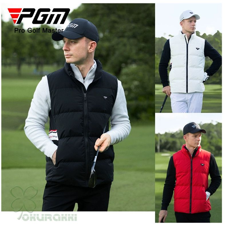 ゴルフベスト メンズ ジャケット ゴルフウェア 防風 保温 秋冬