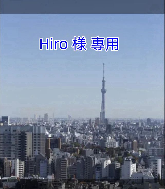 Hiro 様 專用