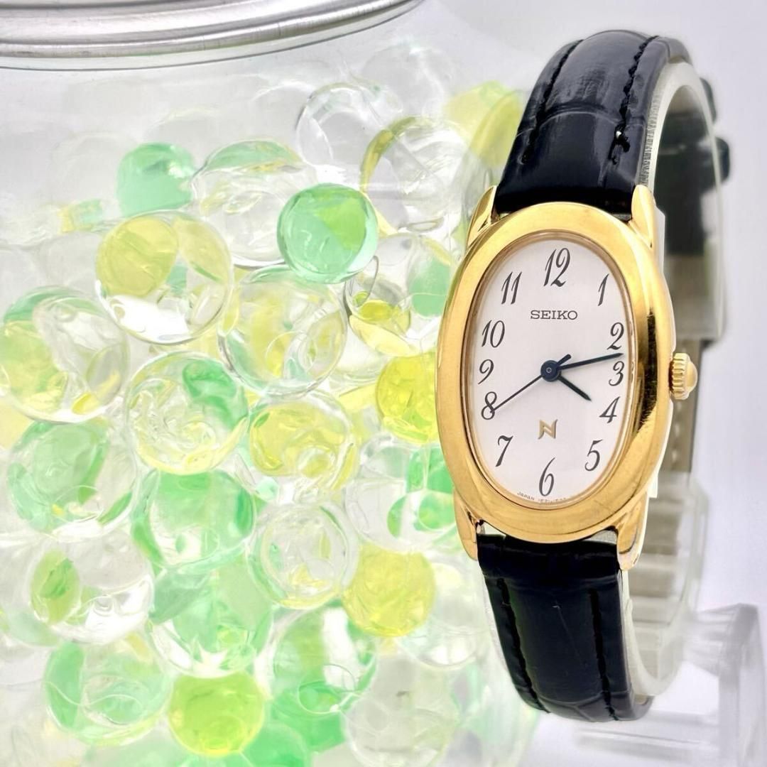 新品電池】 SEIKO セイコー NOIE ノイエ レディース 腕時計 ゴールド
