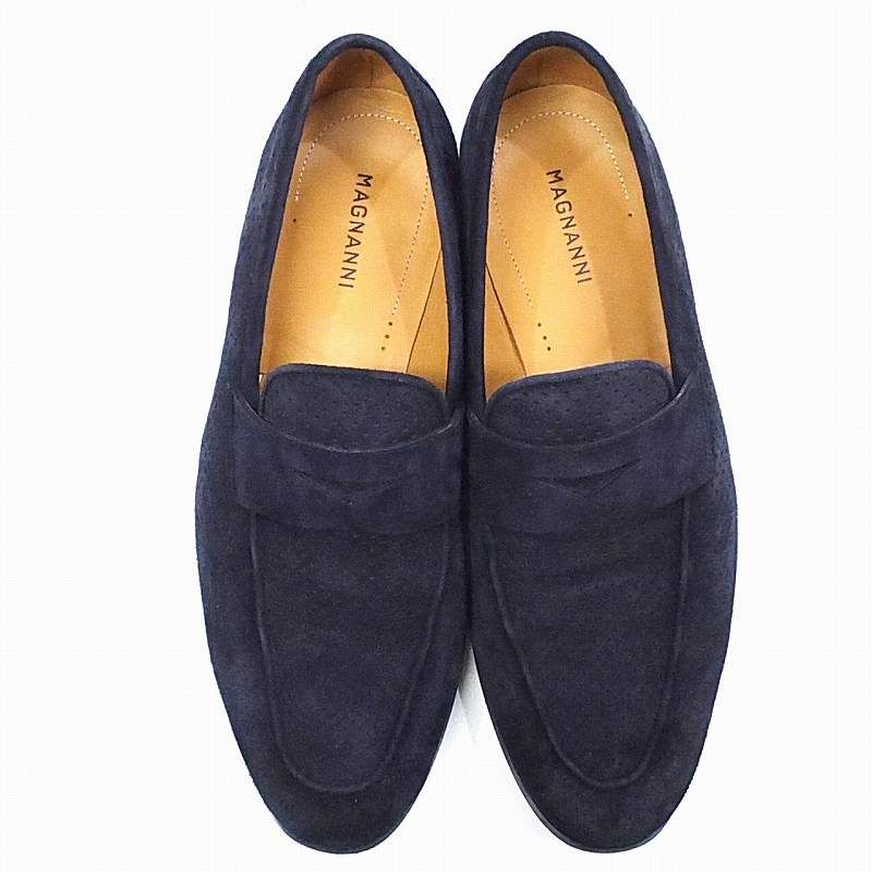 MAGNANNI マグナーニ ローファー スエード レザー コインローファー