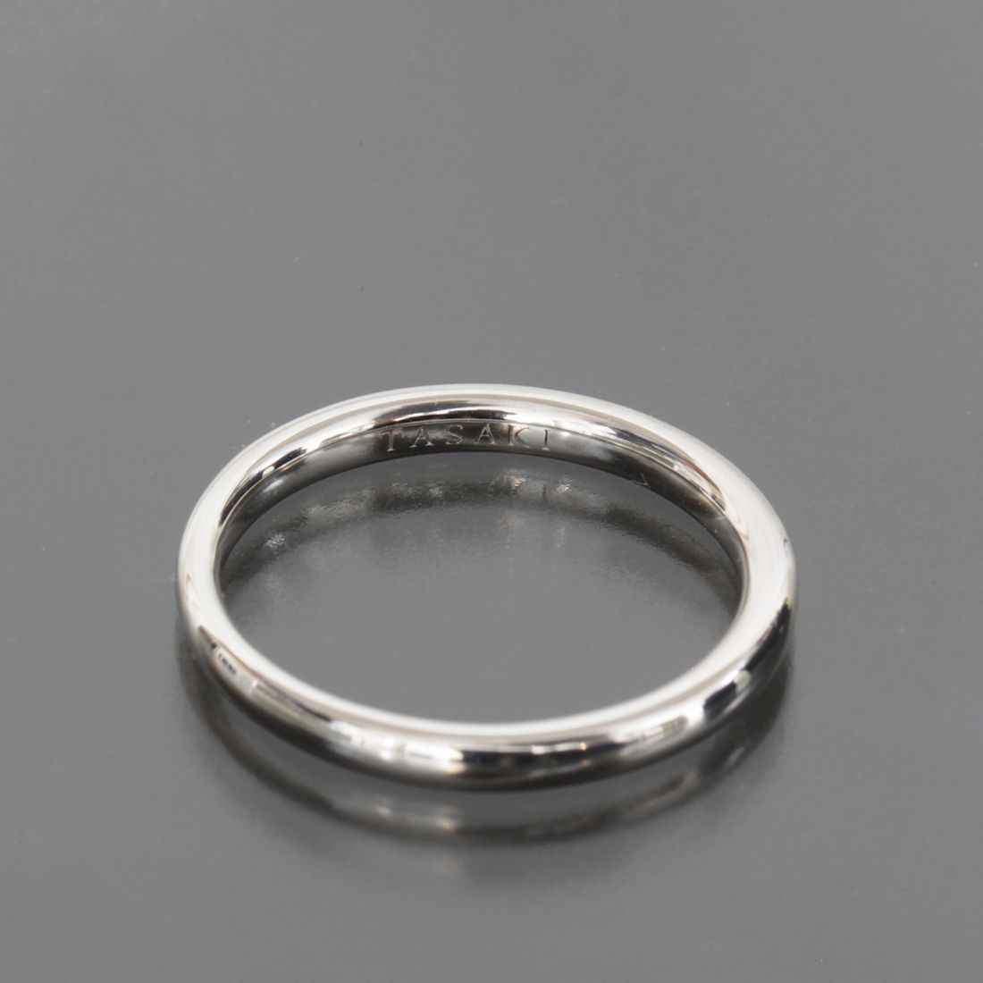 タサキ イノチェンテ ダイヤ0.02ct リング 7号 PT950 結婚指輪 箱 TASAKI タサキ イノチェンテ ダイヤ0.02ct リング 7号 PT950