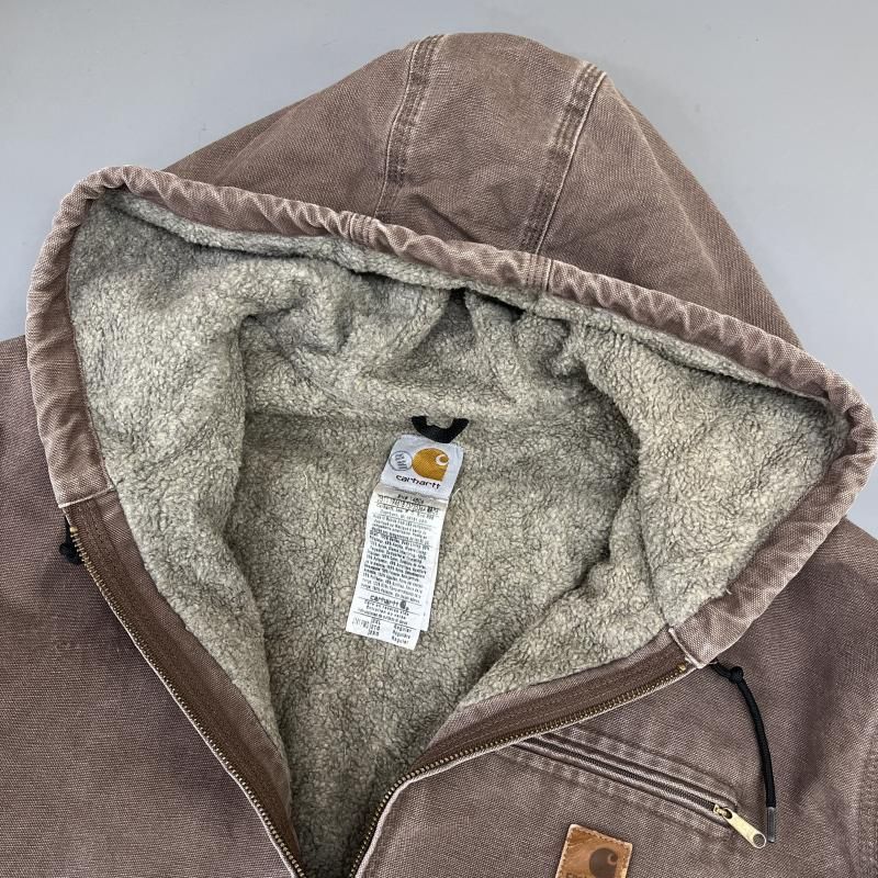 Carhartt カーハート ジャケット、上着 ジャンパー、ブルゾン J141-FWD ボア シェルパ ライナー ダック生地 フード ワーク シエラ  - メルカリ