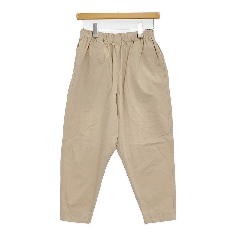 Yoli cotton tapered pants 定価30800円 YL-PT14-25SS サイズ01 イージー テーパード パンツ 25SS ベージュ レディース ヨリ 5-1001M♪