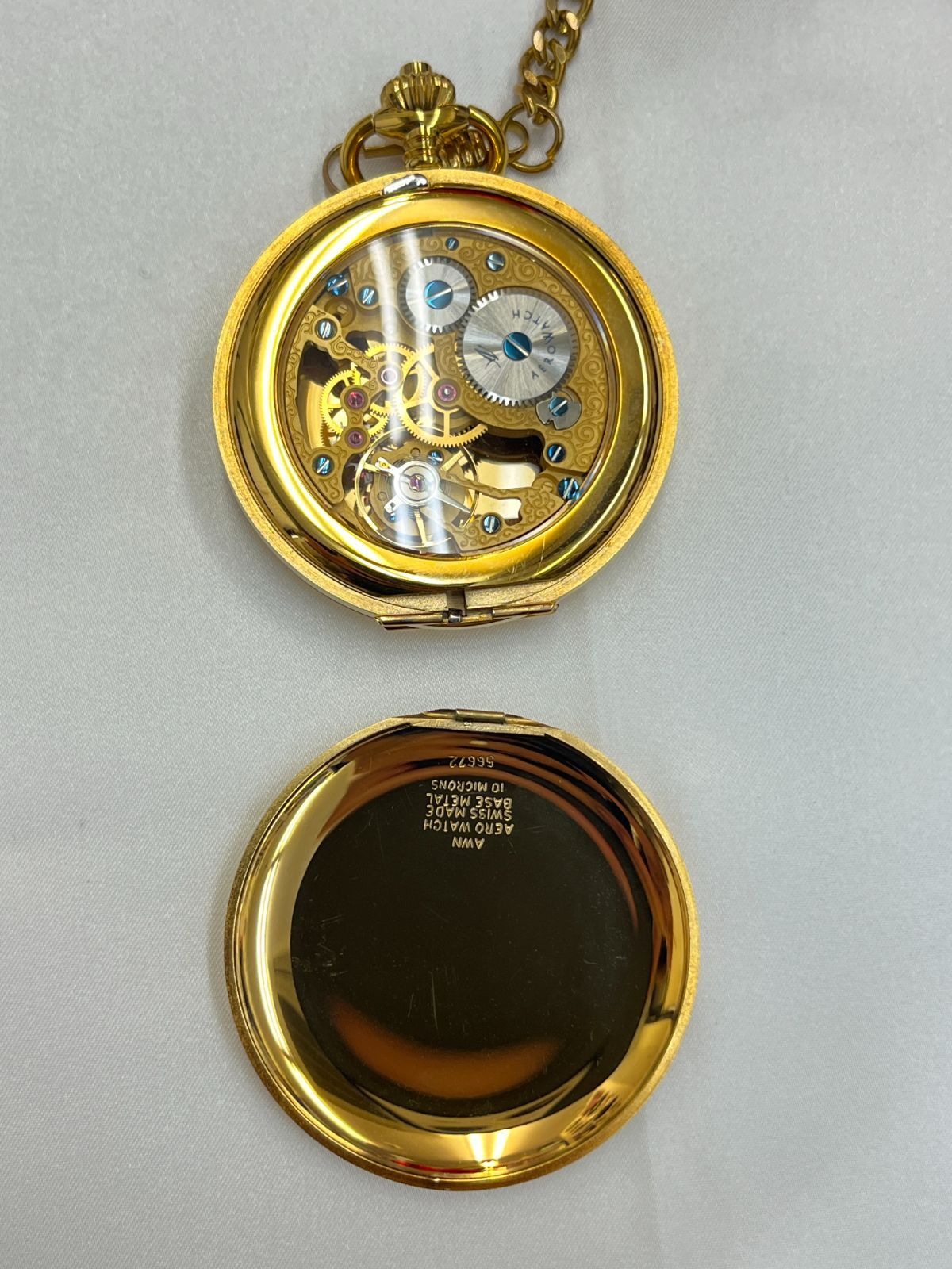 N 値下げ中【ヴィンテージ】AEROWATCH アエロウォッチ 懐中時計 手巻き 