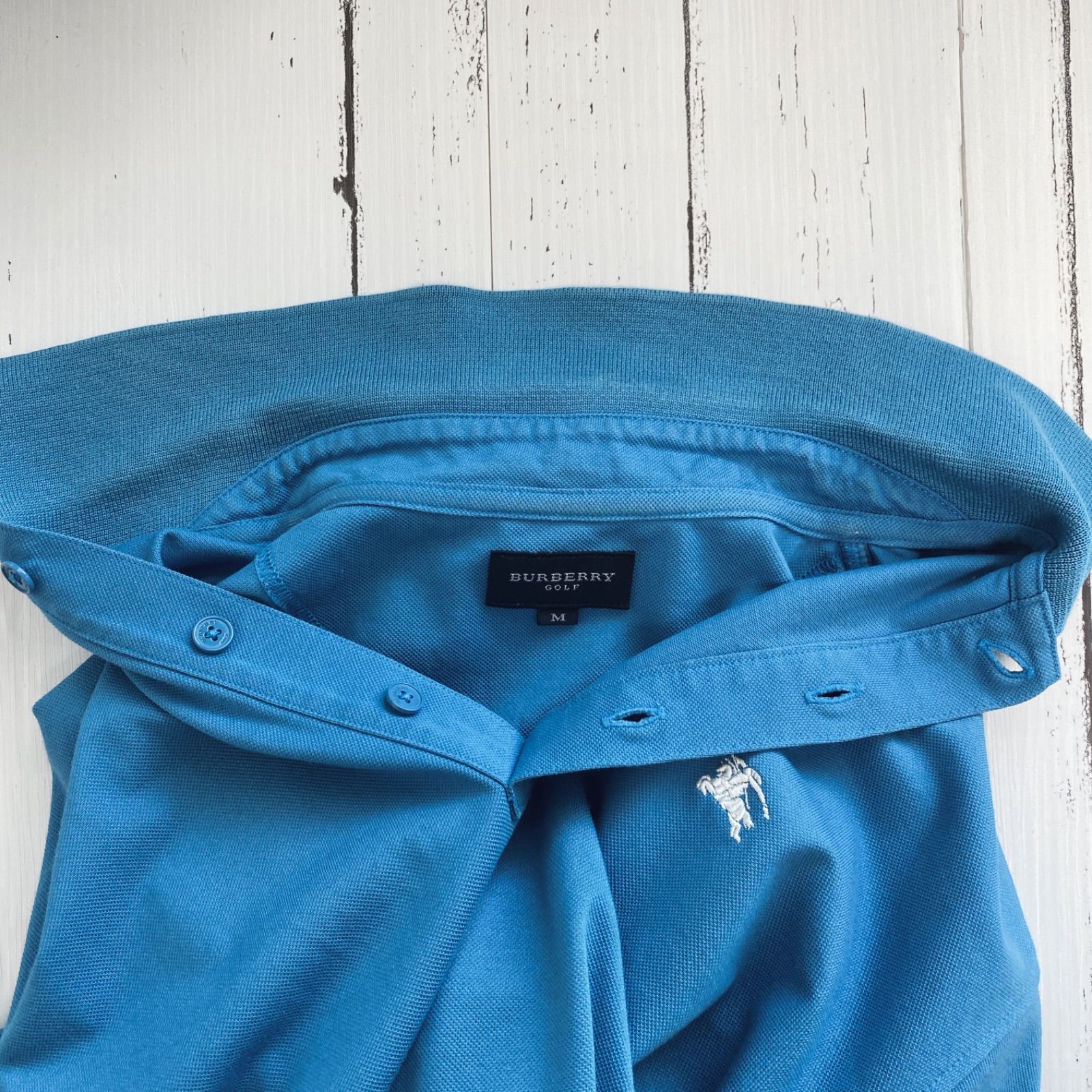 バーバリー ゴルフ BURBERRY GOLF ポロシャツ ブルー ノバ バーバリー ゴルフ BURBERRY GOLF ポロシャツ ブルー ノバ