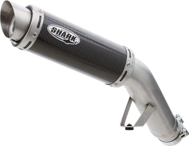 【即完売品】H&O SC WING TOP 50 / SHARK SHARK / シャークマフラー Factory slip on exhaust (4-1) Black