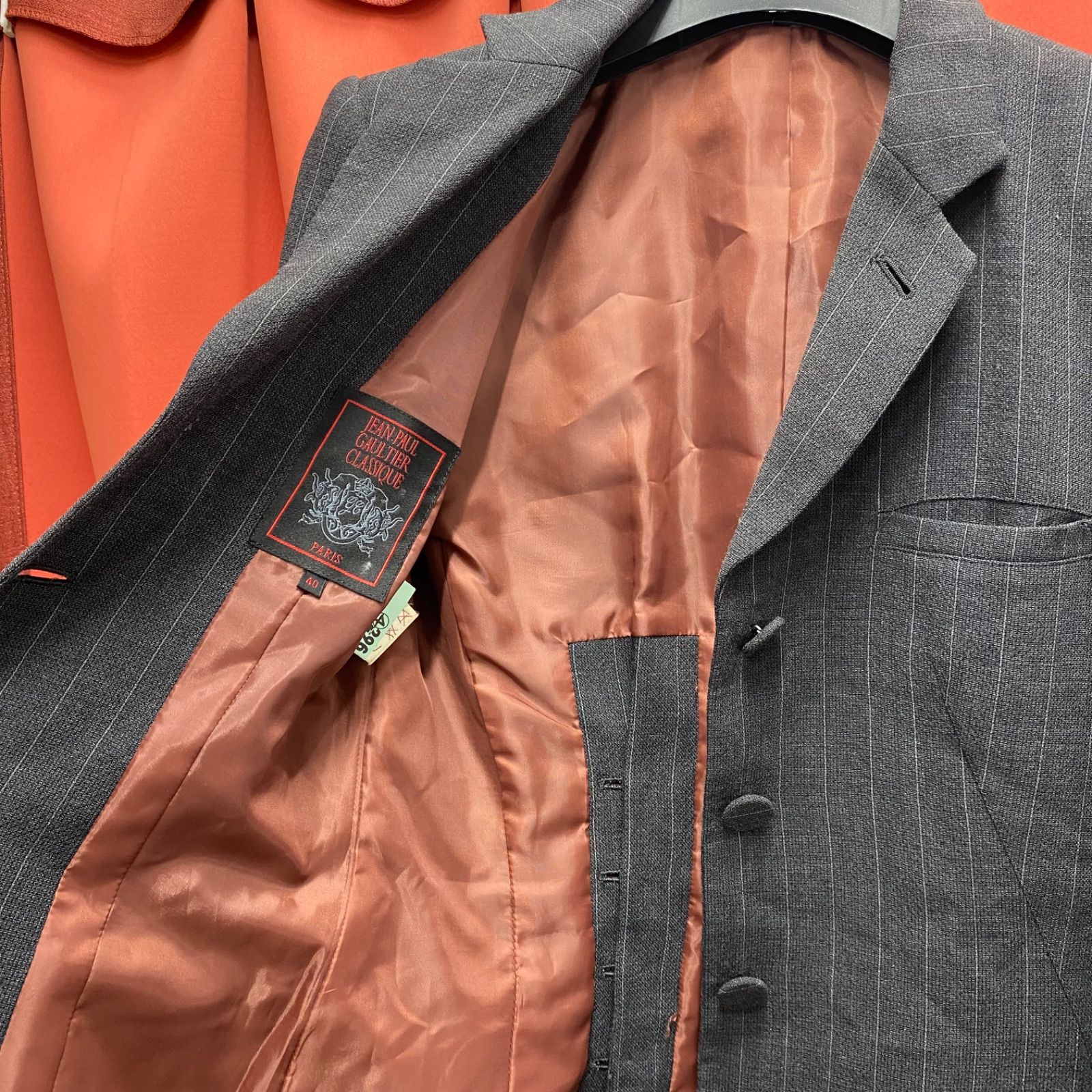Jean Paul Gaultier Classicセットアップスーツ 48 JEAN PAUL GAULTIER CLASSIQUE ジャンポールゴルチェ クラシック