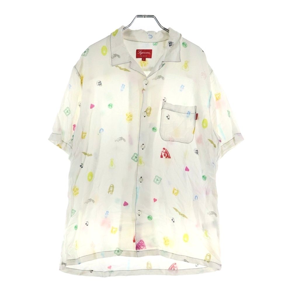 SUPREME (シュプリーム) 19SS Deep Space Rayon S/S Shirt ディープ