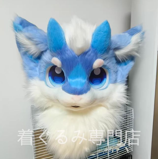 着ぐるみ ヘッド マスク 全頭ヘッド ドラゴン ケモノ ファースーツ ぬいぐるみ コスプレ コスチューム kigurumi 一点物