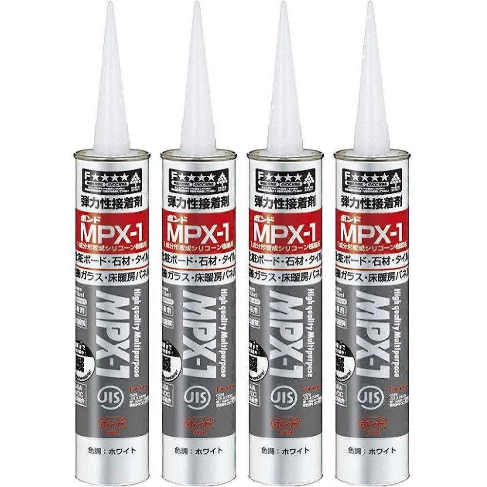 コニシ ボンドＭＰＸ－１ ホワイト ３３３ｍｌ（カートリッジ） 4個