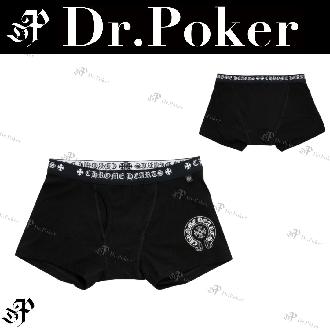 【新品】 Chrome Hearts ショート ボクサー ブリーフ 黒 S 新品】 Chrome ファッション Hearts ショート ボクサー ブリーフ 黒×白