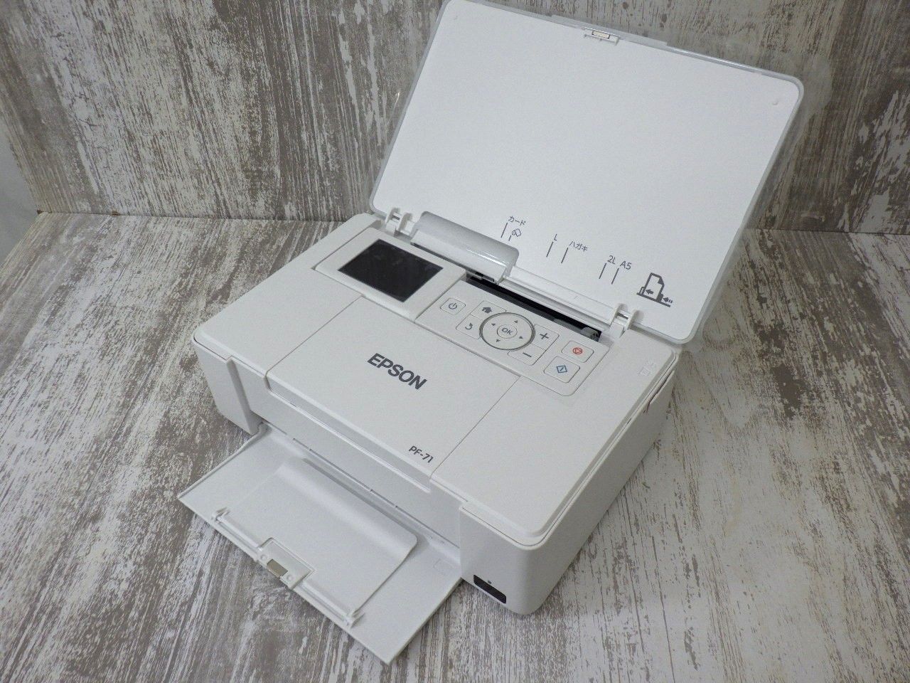 EPSON エプソン インクジェット プリンタ PF-71 A5 純正インク入り 2022年製 中古品 P241210