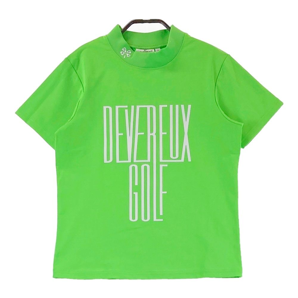 サイズ：SMALL DEVEREUX GOLF デヴァローゴルフ  ハイネック半袖インナーTシャツ  ブルー系 [240101500118] ゴルフウェア レディース ストスト DEVEREUX GOLF デヴァローゴルフ ハイネック半袖インナーTシャツ