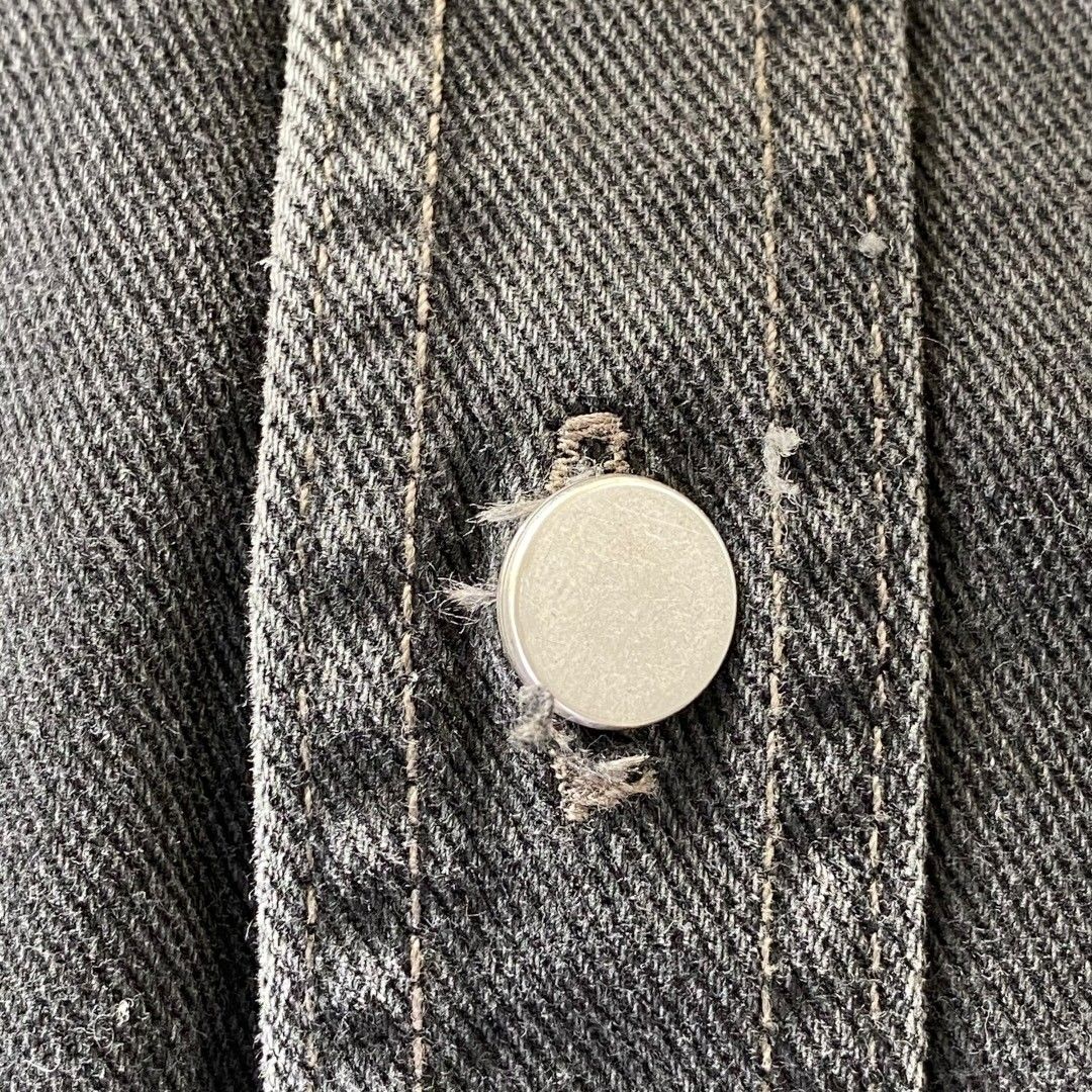 HED MAYNER FADED BLACK HEAVY DENIM SHIRT 【公式通販】