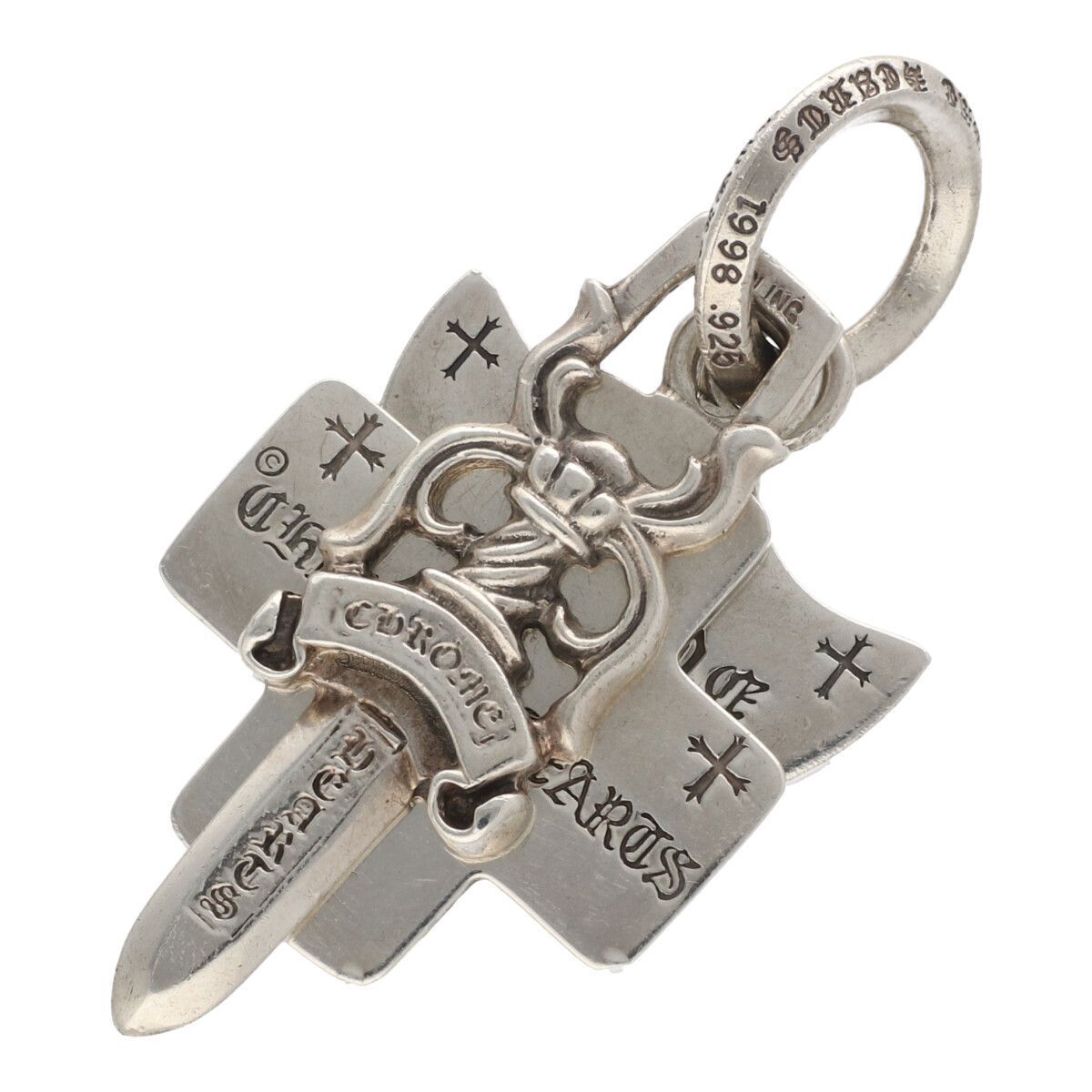 中古】 CHROME HEARTS クロムハーツ 3トリンケッツ SV925 シルバー O 