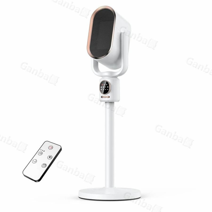 2025新製品 セラミックヒーター 自動首振り 速暖 足元 電気ファンヒーター リモコン付き 伸縮 3段階切替 タイマー 転倒OFF 静音 省エネ 暖房 防寒対策