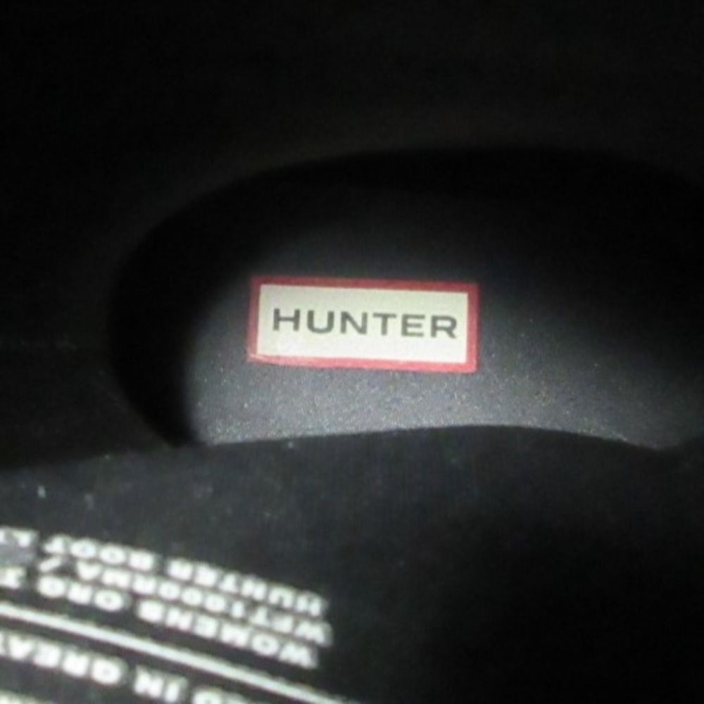 【美品】HUNTER ハンター　長靴　ブラック UK 6 エコメルカリ便 美品 HUNTER ハンター レインブーツ UK6 約25cm ブラック