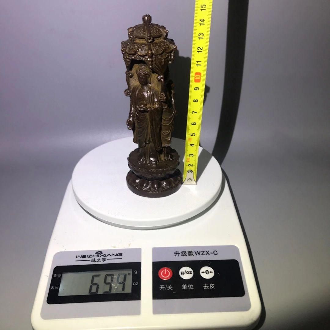 銅細工 西方三聖仏像の置物 装飾品 工芸品 美術品 - メルカリ