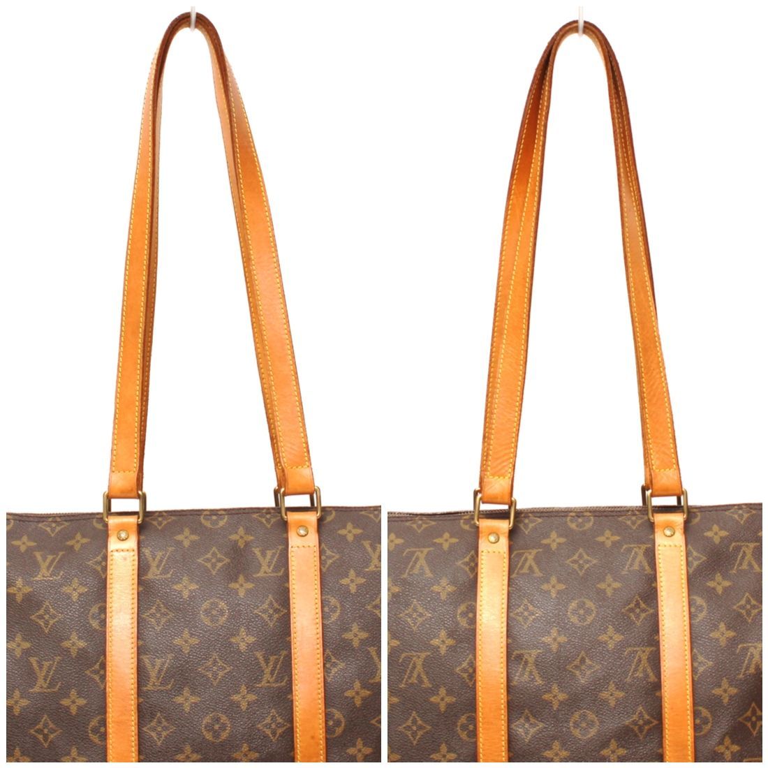 美品 ルイヴィトン LOUIS VUITTON モノグラム フラネリー45 トートバッグ ショルダーバッグ 肩掛け 大容量 レディース メンズ  ブラウン M51115 m293 - メルカリ