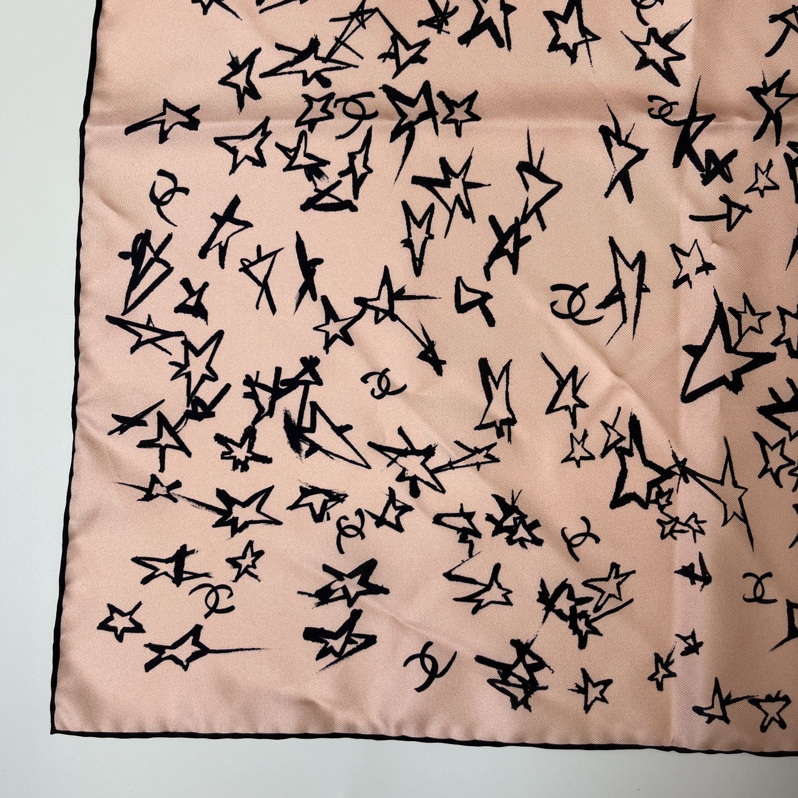 CHANEL シャネル ココマーク シュシュ スカーフ 2点セット ヘアゴム シルク ピンク ヴィンテージ レディース HIBUOCHI VINTAGE DECORATOM_COM_BR