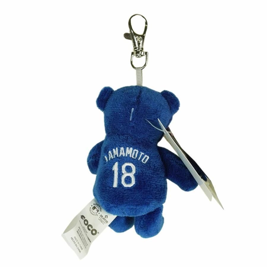 新品ドジャースMLB公式グッズ山本由伸くまのぬいぐるみ キーホルダー