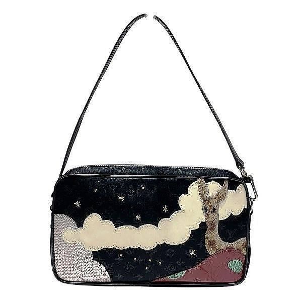 ルイヴィトン Louis Vuitton モノグラムサテン ポシェットコントドュフェ M92275 バッグ ハンドバッグ レディース