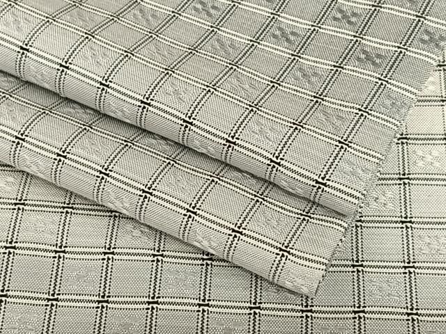 平和屋着物○花織 紬 市松文 暈し染め 正絹 逸品 AAAU8272zg - メルカリ 