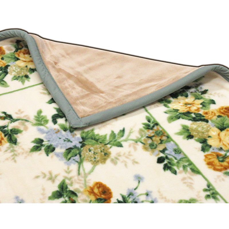 2枚合わせ毛布 ベージュ