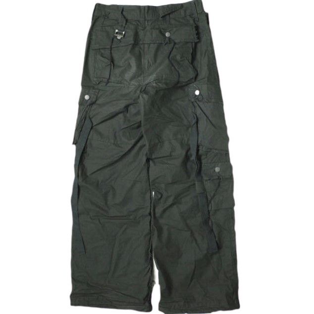 MINUS ー マイナス 日本製 Slash Seam HBT Cargo pants スラッシュシームカーゴパンツ 2 BLACK ワイド ボトムス  g18882 - メルカリ