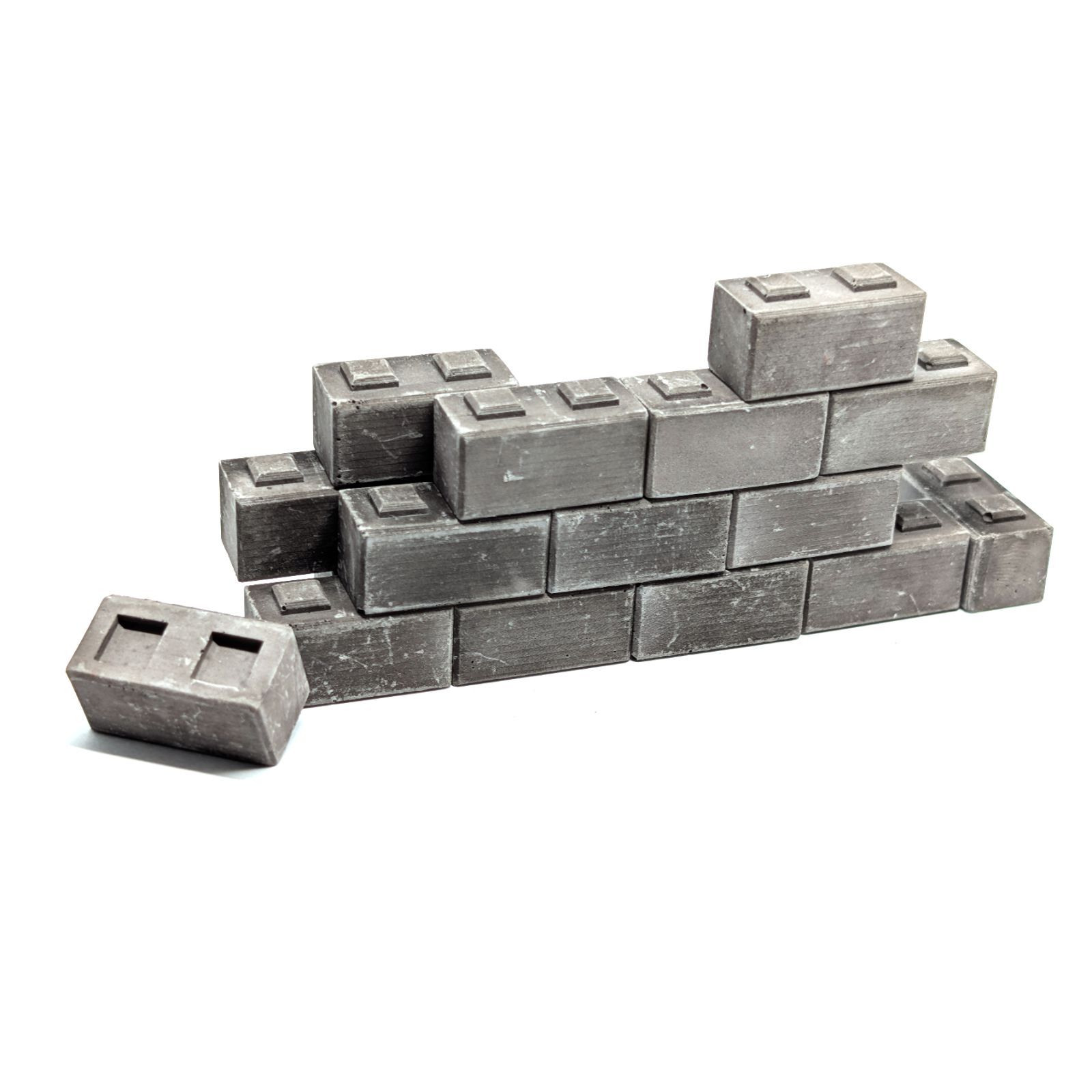 We Build Together製】ミニチュア連結ブロック ダークグレー 250個  