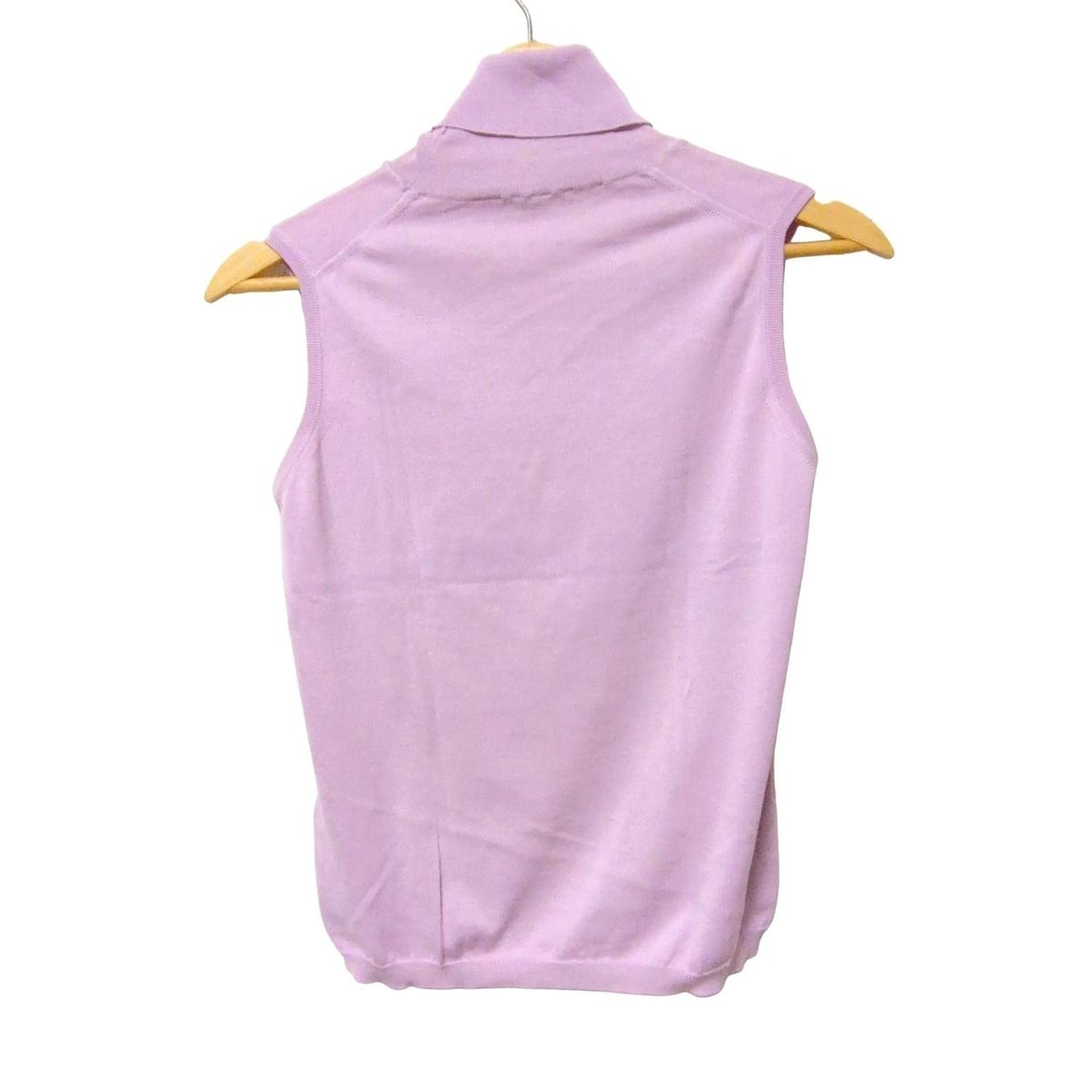 MALO マーロ ノースリーブカットソー サイズ42 L レディース - ライトパープル タートルネック|ニット
