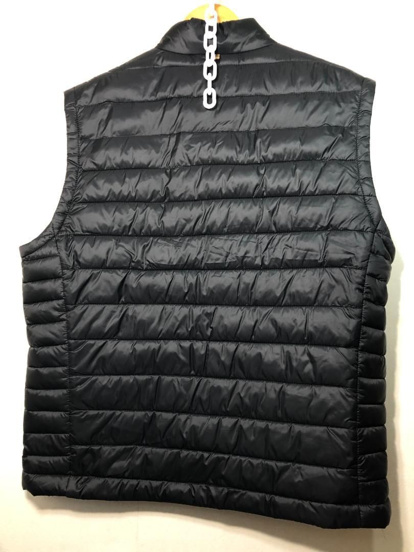 022132 HUGO BOSS 中綿 ベスト 52 42R ブラック ダウンベスト ヒューゴボス