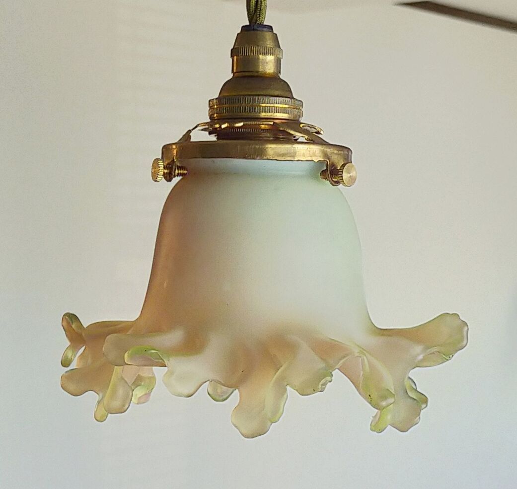 ヴァセリン シェード ウラン フランスアンティーク ヴァセリン（ウラン