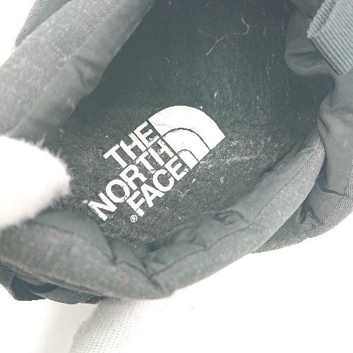 ◇ THE NORTH FACE カジュアル ロゴ プリント サンダル スリッポン サイズ25.0 ブラック系 レディース E  【1406050093693】