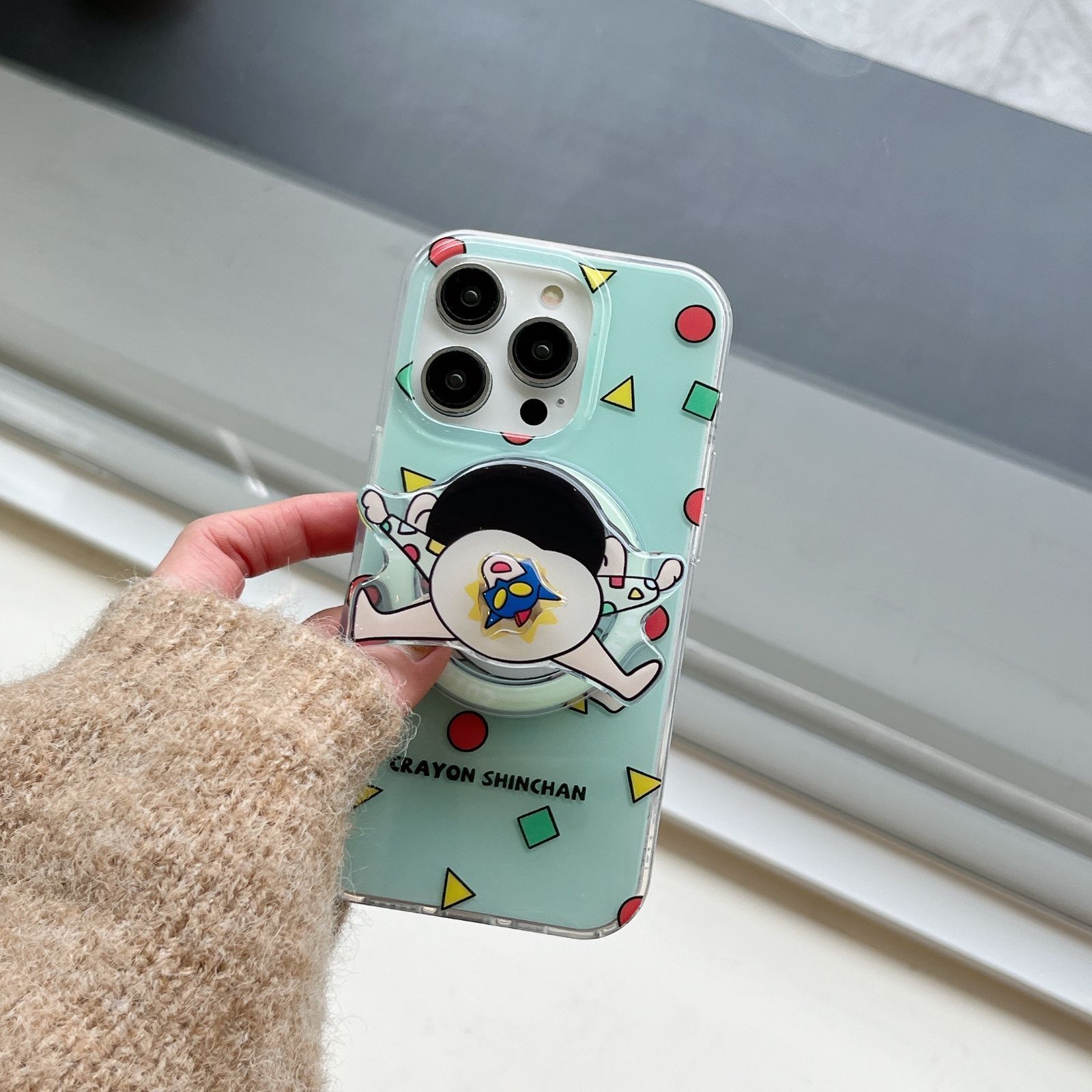 クレヨンしんちゃん iphoneケース iPhone16Proケース MagSafe対応 リング付き ハードケース スマホケース iphone15proケース iphone14ケース iPhone13ケース iphone12