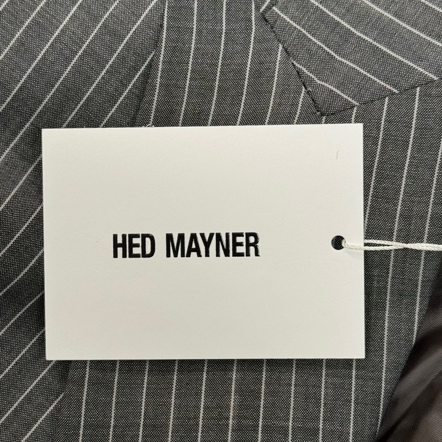 HEDMAYNER グレー ダブルブレスト テーラードジャケット