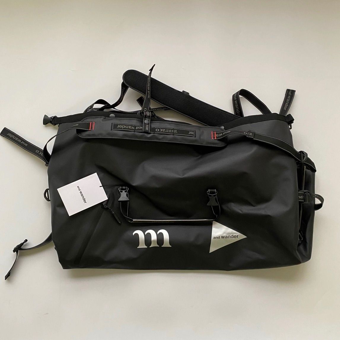 muraco×and wander ウォータープルーフボストンバッグ