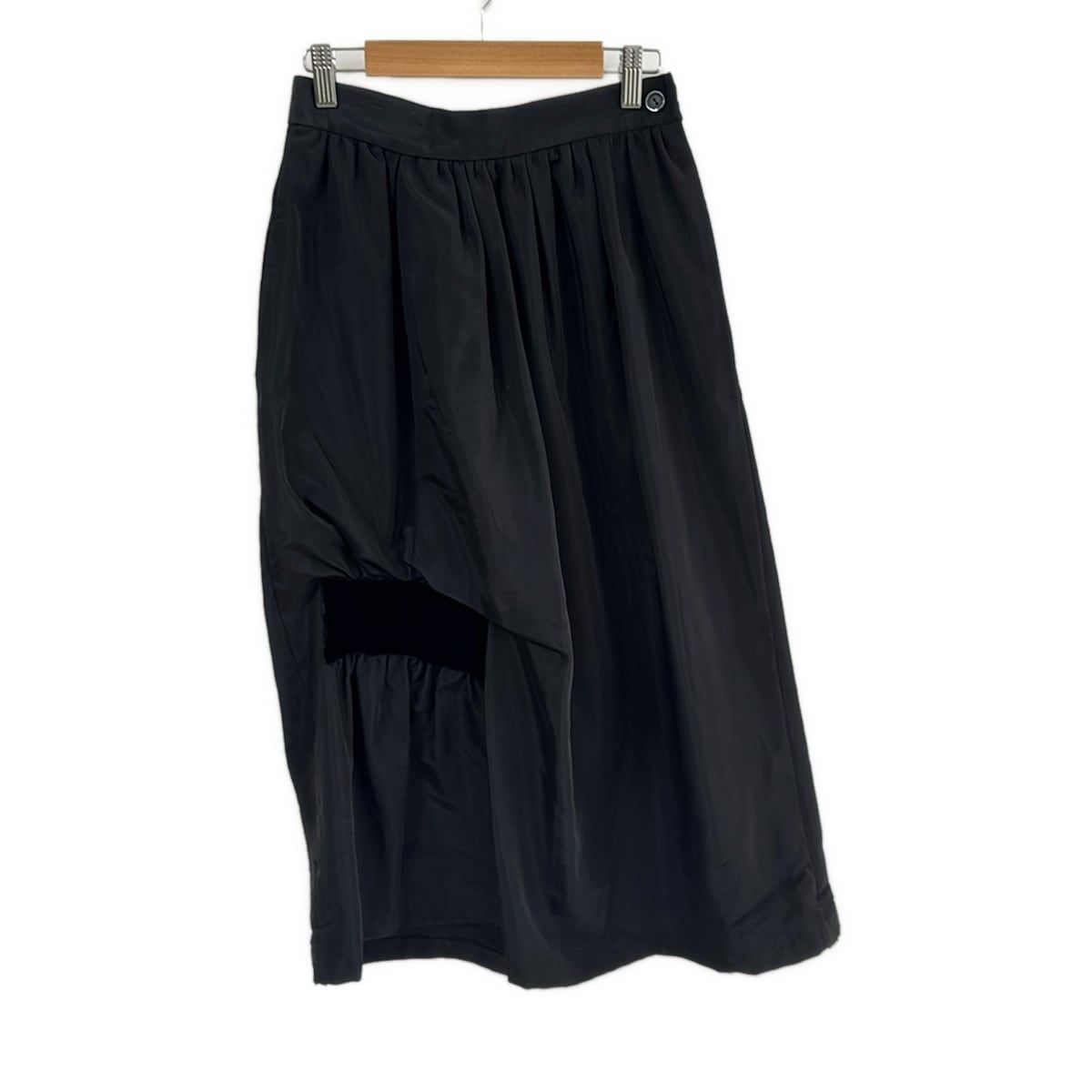 Y s ワイズ ロングスカート レディース - 黒