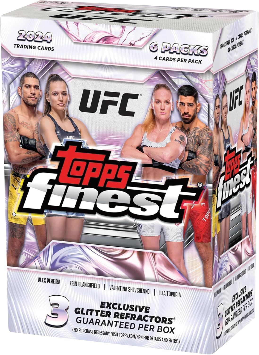 UFC製 モスカート120P 6個 Amazon.com: 2024 Topps Midnight UFC box (7 cards/bx incl. THREE