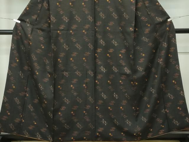 平和屋本店■極上　国指定重要無形文化財　本場久米島紬　手織　そごう扱い　逸品　CZAA2578s5 平和屋本店□極上 国指定重要無形文化財 本場久米島紬 手織 そごう扱い