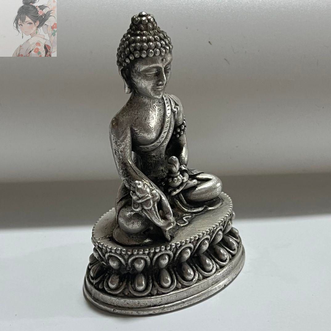 銅細工 阿弥陀仏像 密教三宝仏 小仏像 装飾品 工芸品 美術品