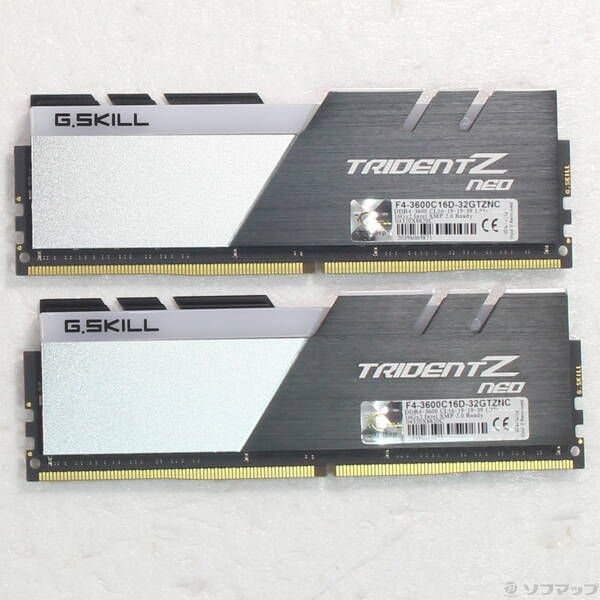 品〕 ストア F4-3600C16D-32GTZNC 32GB 16GB×2枚組 G.SKILL メモリー F4-