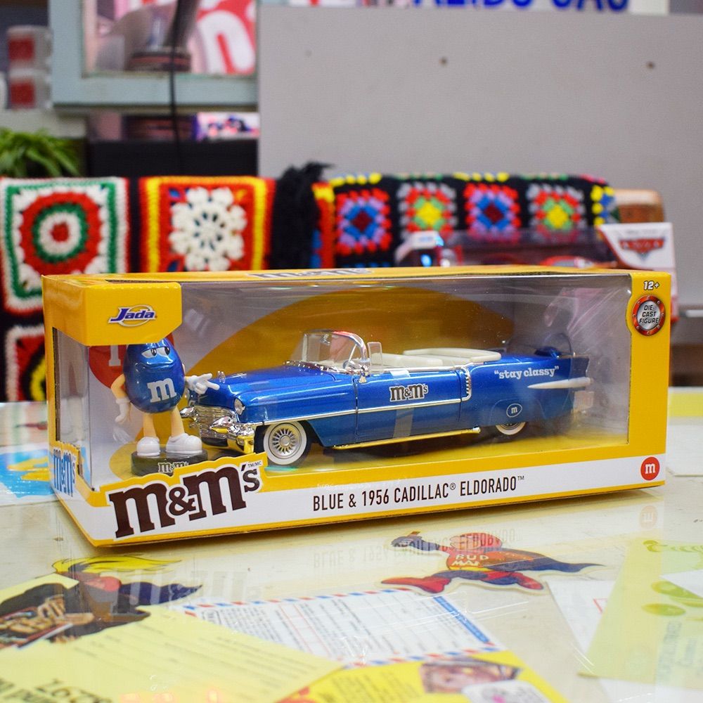 m-ms エムアンドエムズ ブルー ダイキャストメタルカー フィギュア アメリカン雑貨 ガレージ レーシング 車 インテリア