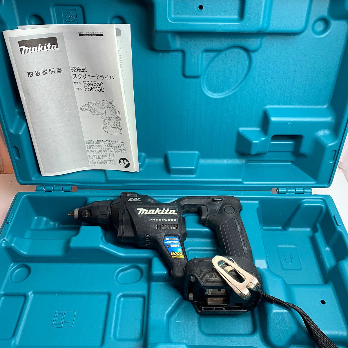 ♭♭MAKITA マキタ 18V 充電式スクリュードライバー ケース付 FS600D 