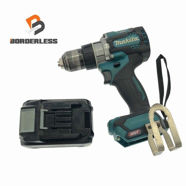 比較的 makita マキタ 40Vmax 充電式震動ドライバドリル HP001G バッテリ1個 40V 4.0Ah ドリルドライバー 締付け 穴あけ